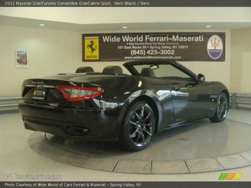 Nero (Black) / Nero 2013 Maserati GranTurismo Convertible GranCabrio Sport