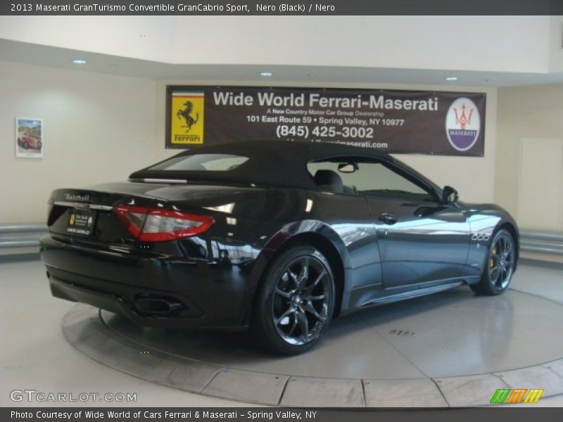 Nero (Black) / Nero 2013 Maserati GranTurismo Convertible GranCabrio Sport