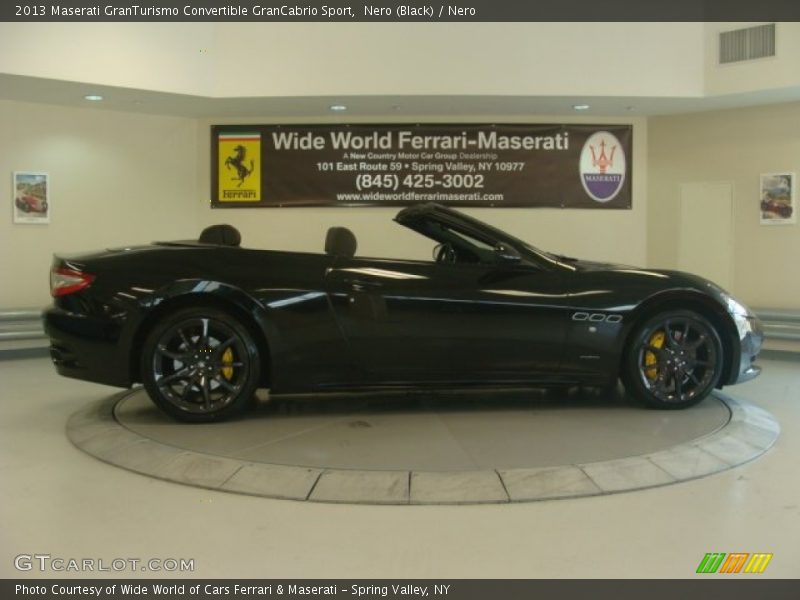 Nero (Black) / Nero 2013 Maserati GranTurismo Convertible GranCabrio Sport