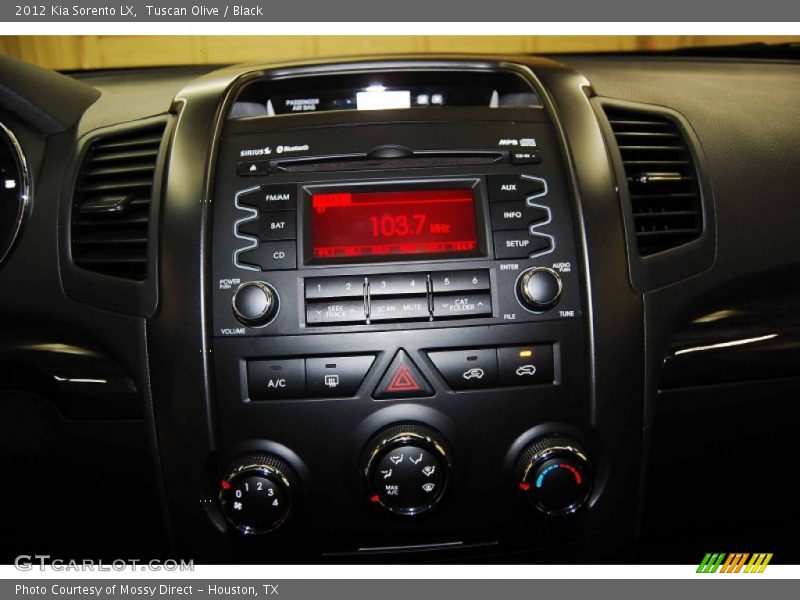 Tuscan Olive / Black 2012 Kia Sorento LX