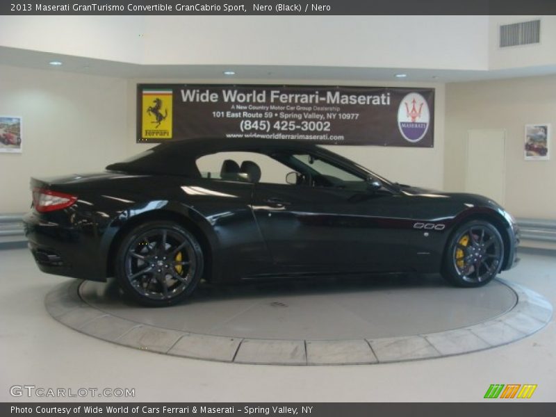 Nero (Black) / Nero 2013 Maserati GranTurismo Convertible GranCabrio Sport