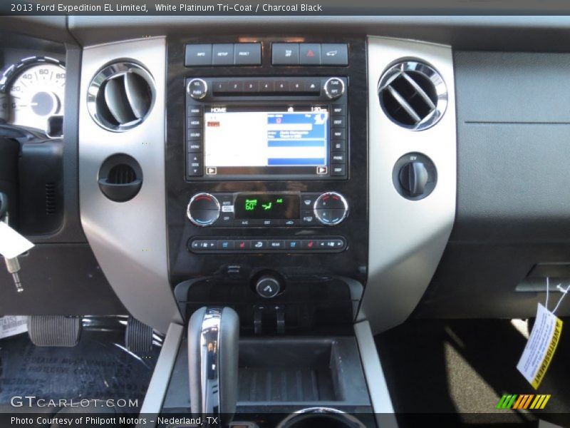 White Platinum Tri-Coat / Charcoal Black 2013 Ford Expedition EL Limited