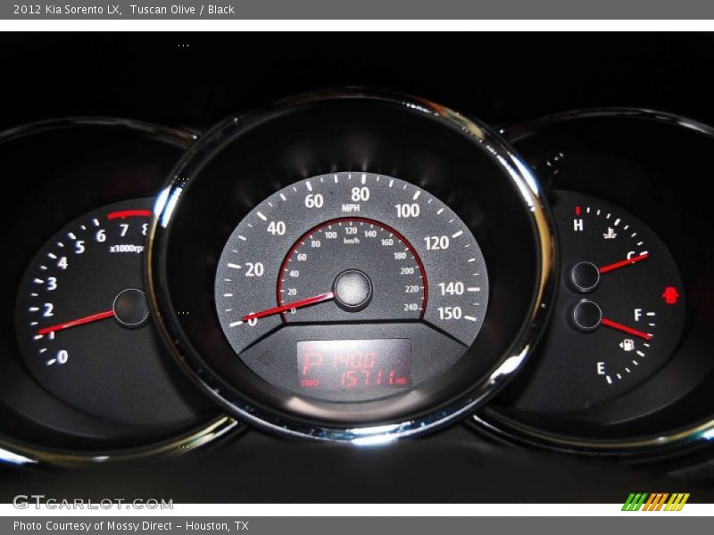 Tuscan Olive / Black 2012 Kia Sorento LX