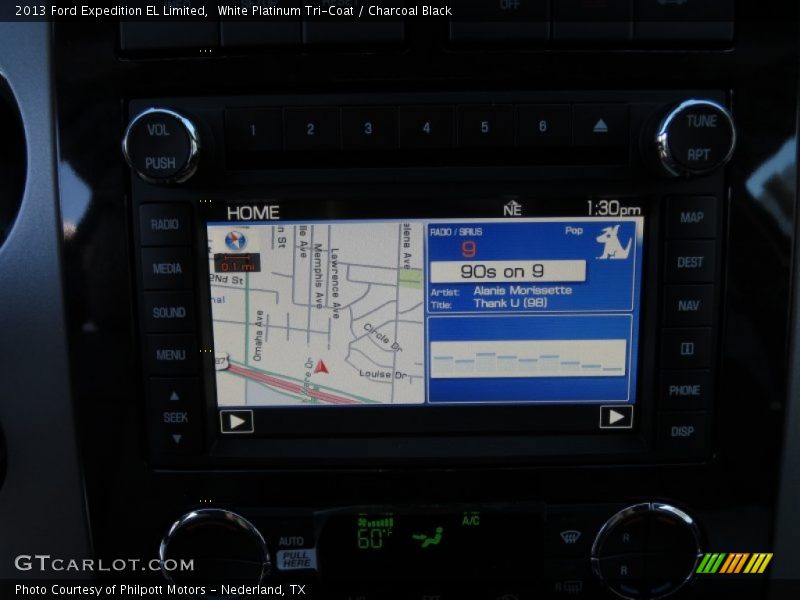 White Platinum Tri-Coat / Charcoal Black 2013 Ford Expedition EL Limited