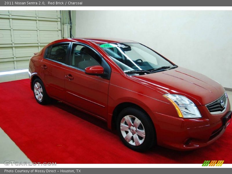 Red Brick / Charcoal 2011 Nissan Sentra 2.0