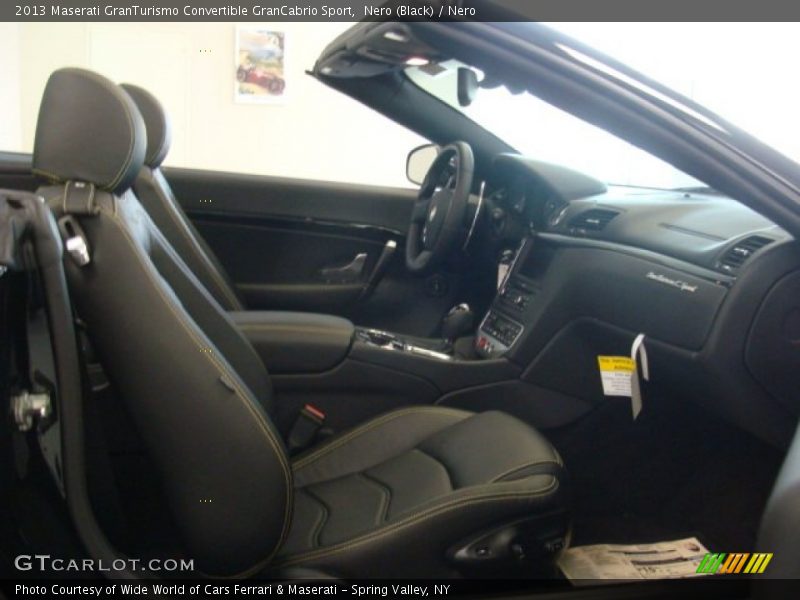 Nero (Black) / Nero 2013 Maserati GranTurismo Convertible GranCabrio Sport