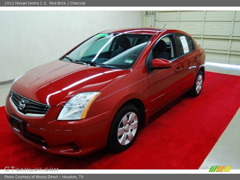 Red Brick / Charcoal 2011 Nissan Sentra 2.0