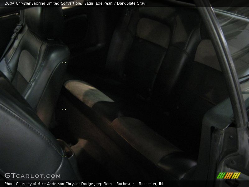 Satin Jade Pearl / Dark Slate Gray 2004 Chrysler Sebring Limited Convertible