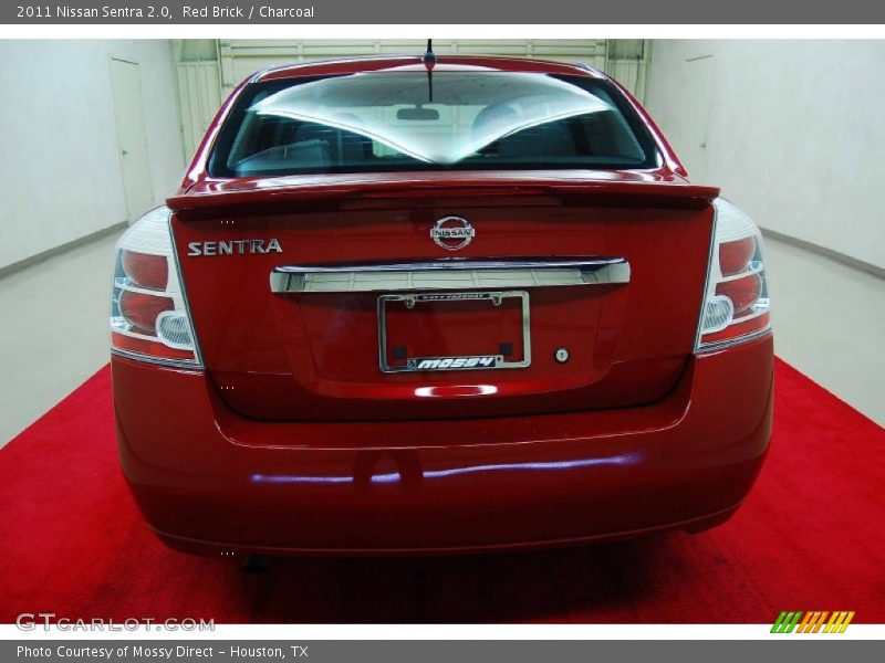 Red Brick / Charcoal 2011 Nissan Sentra 2.0