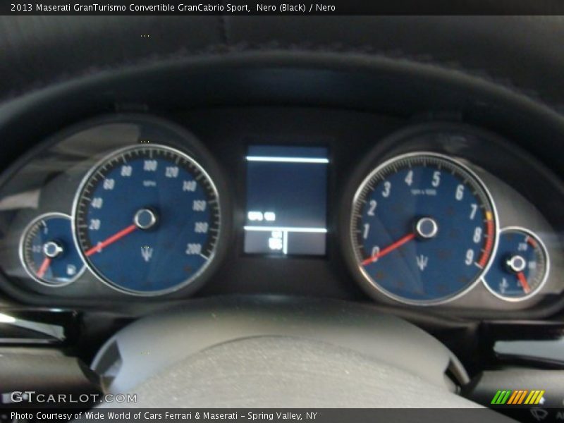 Nero (Black) / Nero 2013 Maserati GranTurismo Convertible GranCabrio Sport