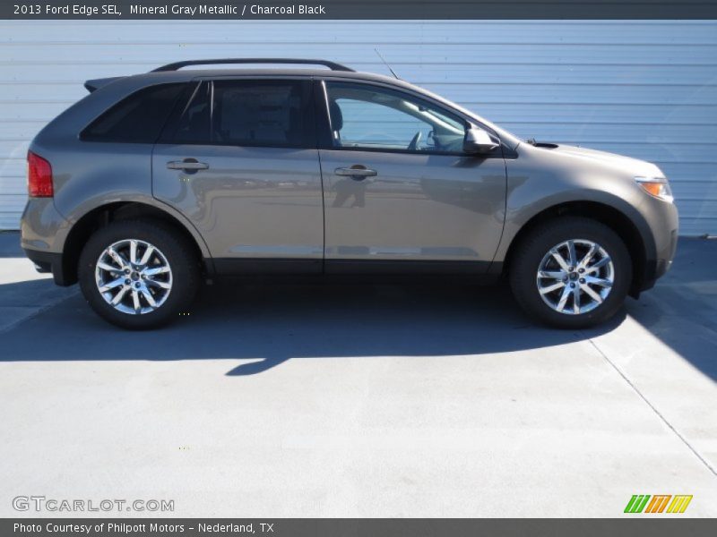 Mineral Gray Metallic / Charcoal Black 2013 Ford Edge SEL