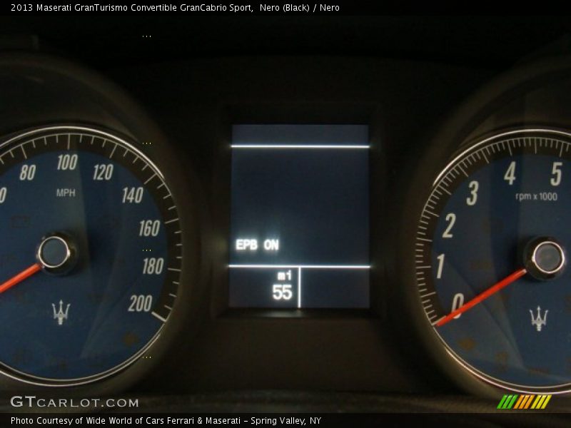 Nero (Black) / Nero 2013 Maserati GranTurismo Convertible GranCabrio Sport