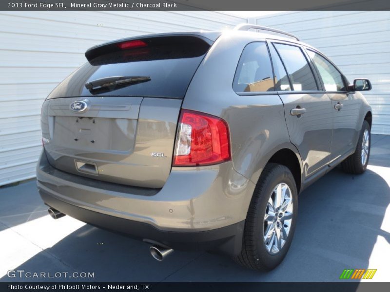 Mineral Gray Metallic / Charcoal Black 2013 Ford Edge SEL