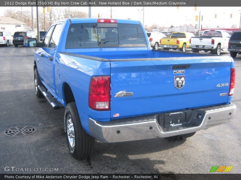 New Holland Blue / Dark Slate/Medium Graystone 2012 Dodge Ram 2500 HD Big Horn Crew Cab 4x4