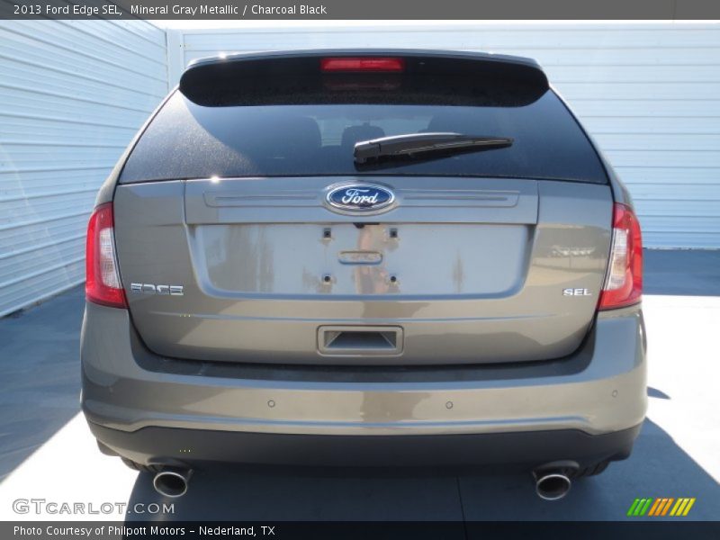 Mineral Gray Metallic / Charcoal Black 2013 Ford Edge SEL