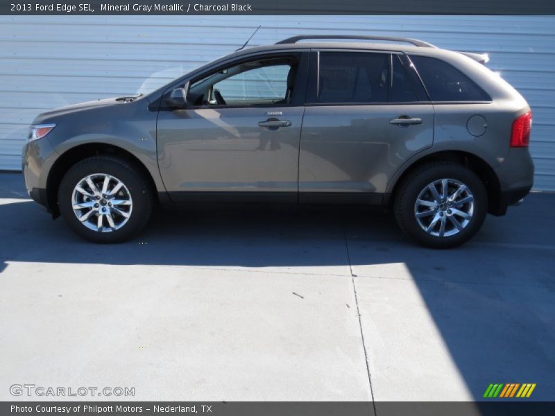 Mineral Gray Metallic / Charcoal Black 2013 Ford Edge SEL