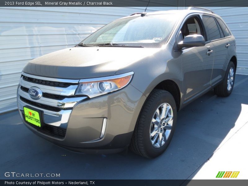 Mineral Gray Metallic / Charcoal Black 2013 Ford Edge SEL