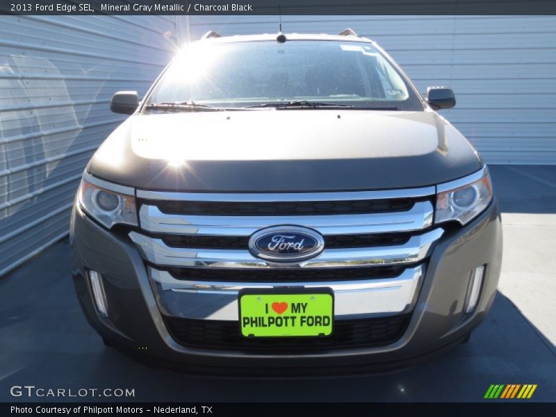 Mineral Gray Metallic / Charcoal Black 2013 Ford Edge SEL