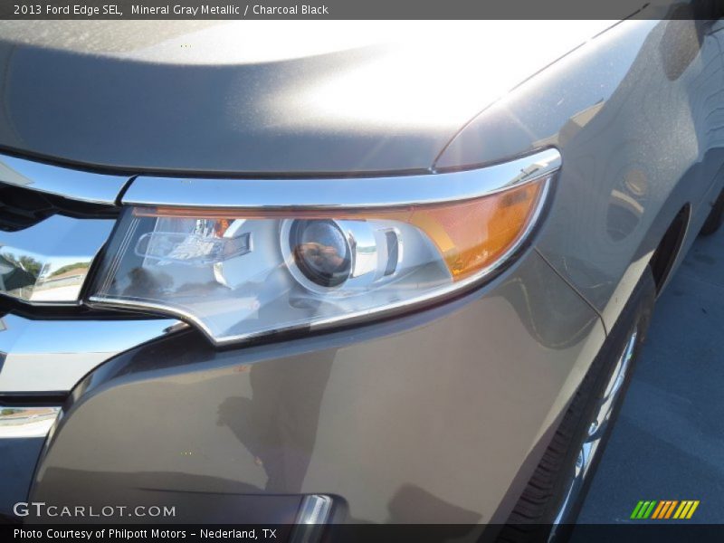 Mineral Gray Metallic / Charcoal Black 2013 Ford Edge SEL
