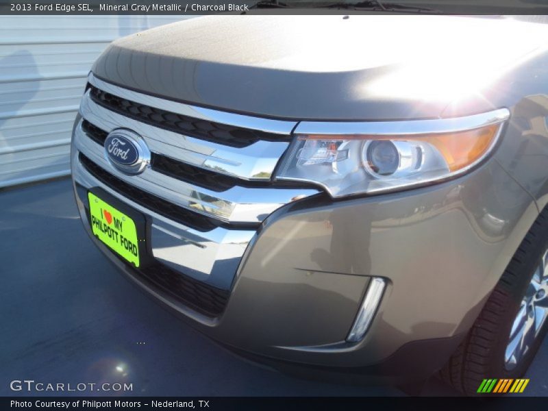Mineral Gray Metallic / Charcoal Black 2013 Ford Edge SEL