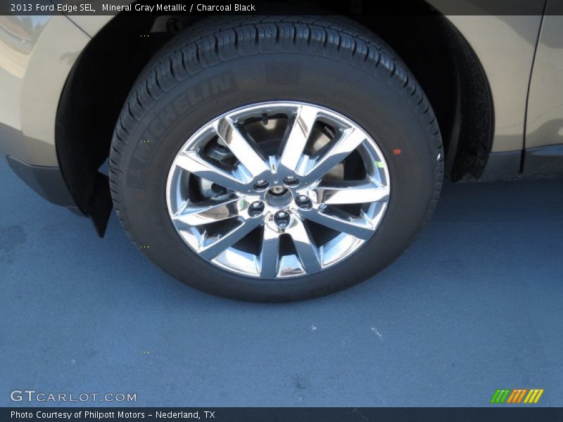 Mineral Gray Metallic / Charcoal Black 2013 Ford Edge SEL