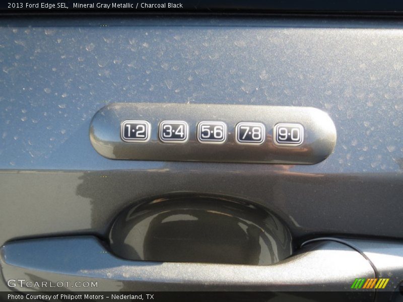 Mineral Gray Metallic / Charcoal Black 2013 Ford Edge SEL