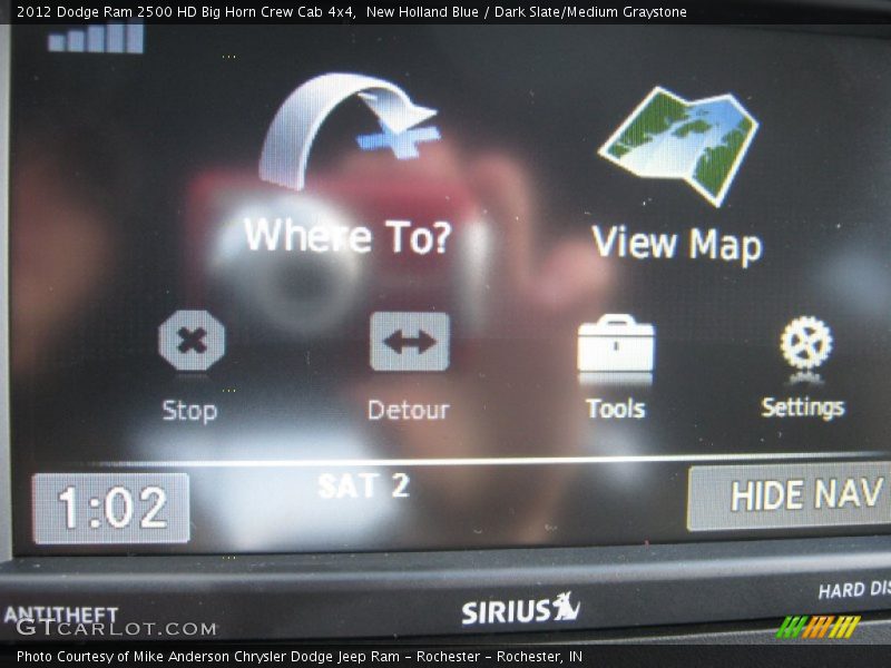 New Holland Blue / Dark Slate/Medium Graystone 2012 Dodge Ram 2500 HD Big Horn Crew Cab 4x4