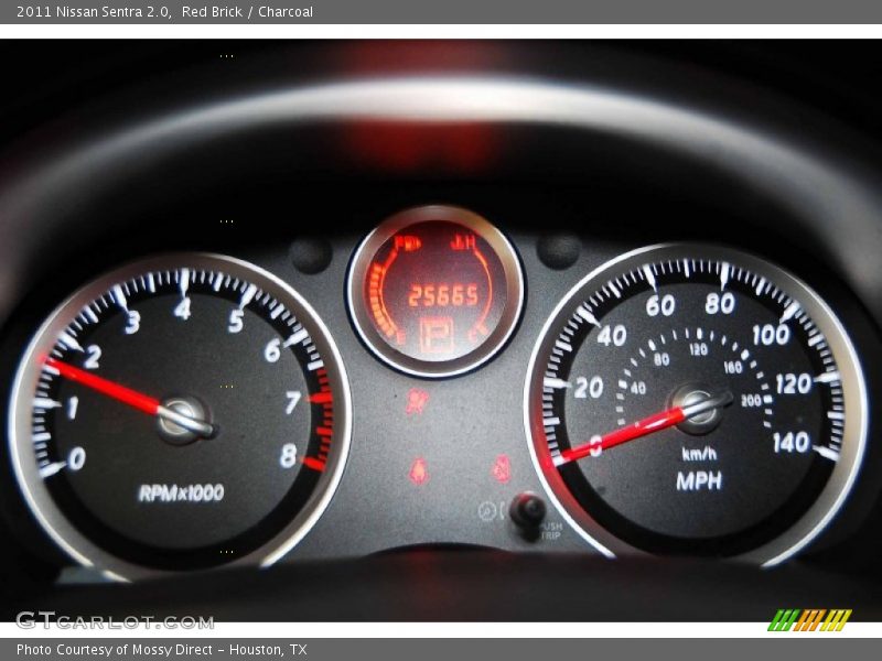 Red Brick / Charcoal 2011 Nissan Sentra 2.0
