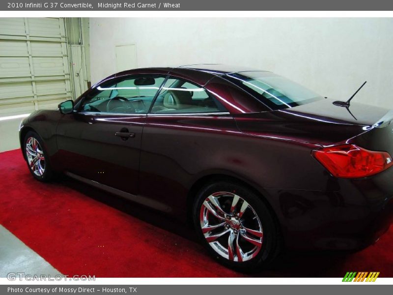 Midnight Red Garnet / Wheat 2010 Infiniti G 37 Convertible