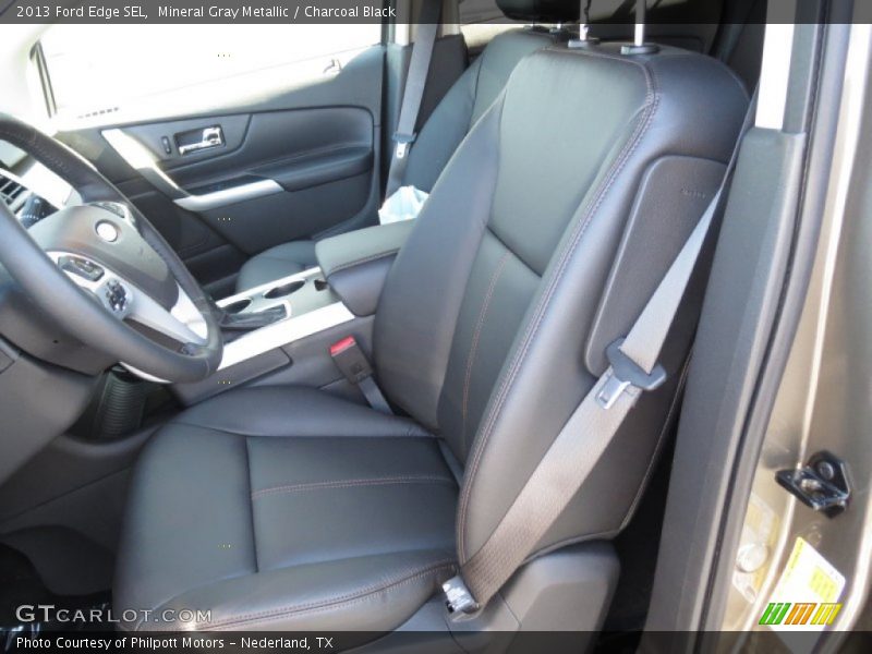 Mineral Gray Metallic / Charcoal Black 2013 Ford Edge SEL