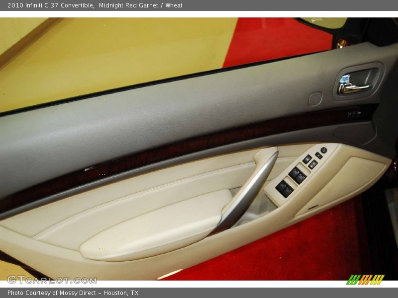 Midnight Red Garnet / Wheat 2010 Infiniti G 37 Convertible
