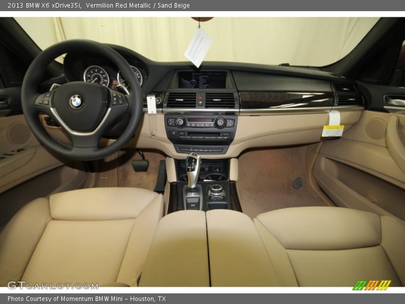 Vermilion Red Metallic / Sand Beige 2013 BMW X6 xDrive35i