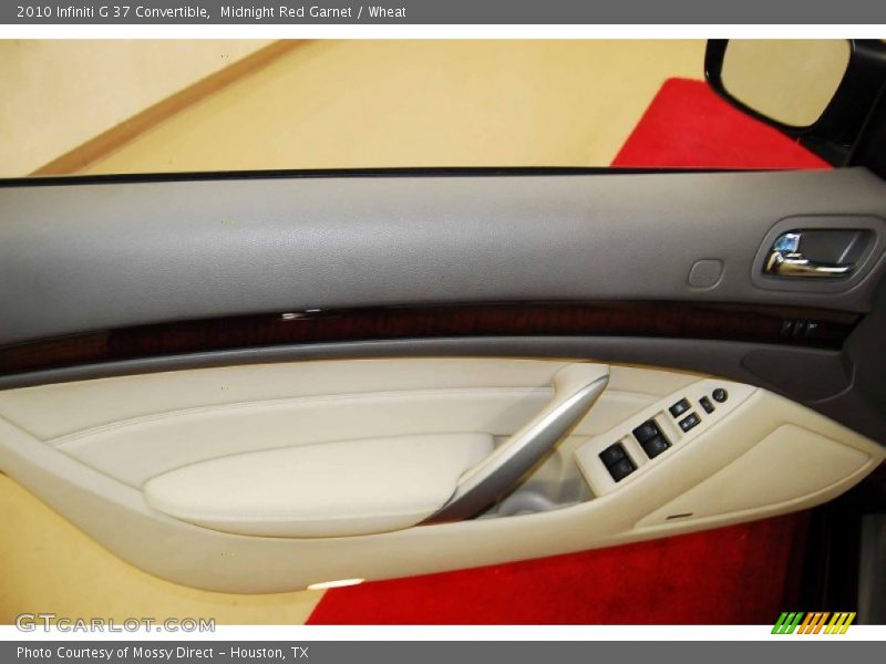 Midnight Red Garnet / Wheat 2010 Infiniti G 37 Convertible