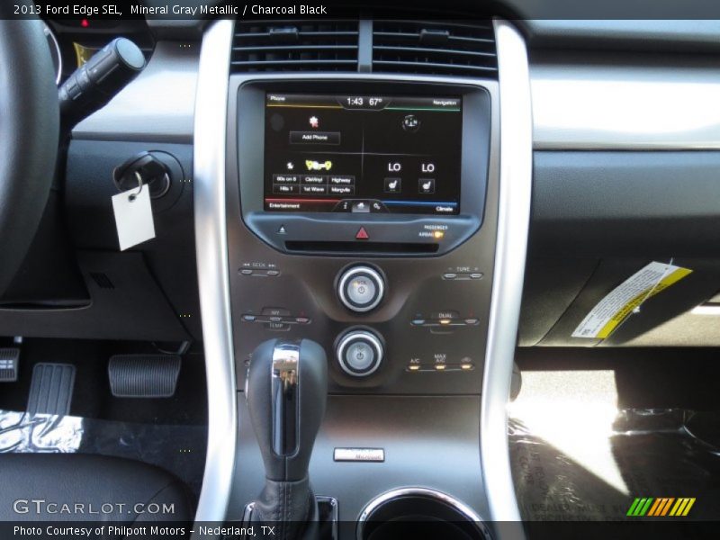 Mineral Gray Metallic / Charcoal Black 2013 Ford Edge SEL
