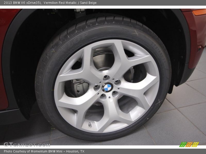 Vermilion Red Metallic / Sand Beige 2013 BMW X6 xDrive35i