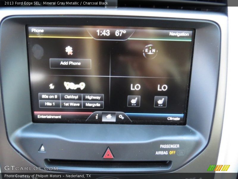 Mineral Gray Metallic / Charcoal Black 2013 Ford Edge SEL