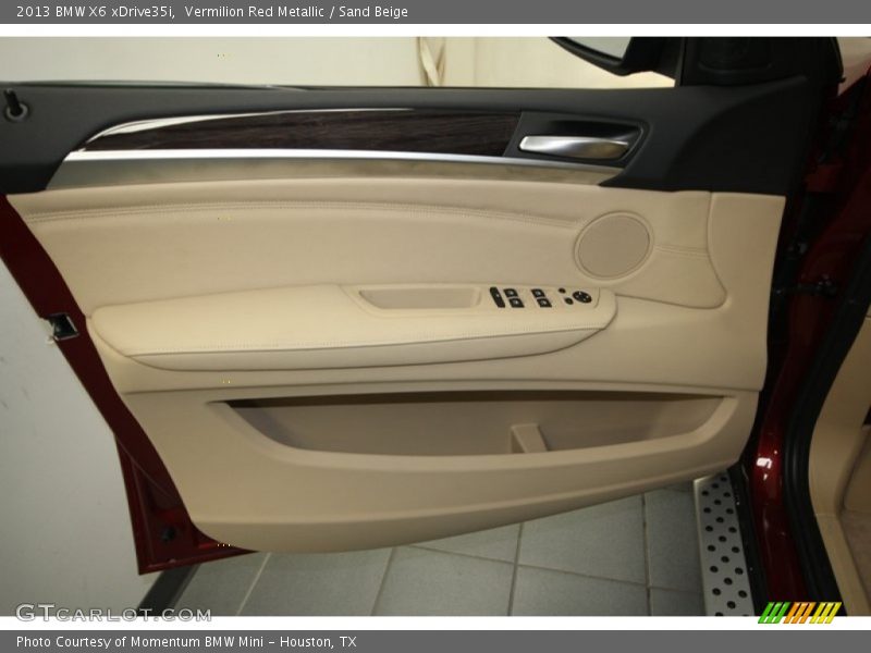 Vermilion Red Metallic / Sand Beige 2013 BMW X6 xDrive35i