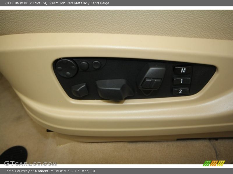 Vermilion Red Metallic / Sand Beige 2013 BMW X6 xDrive35i