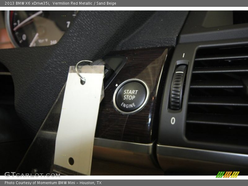 Vermilion Red Metallic / Sand Beige 2013 BMW X6 xDrive35i