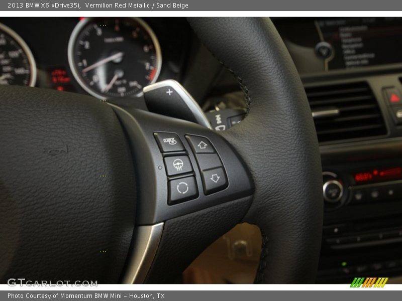Vermilion Red Metallic / Sand Beige 2013 BMW X6 xDrive35i