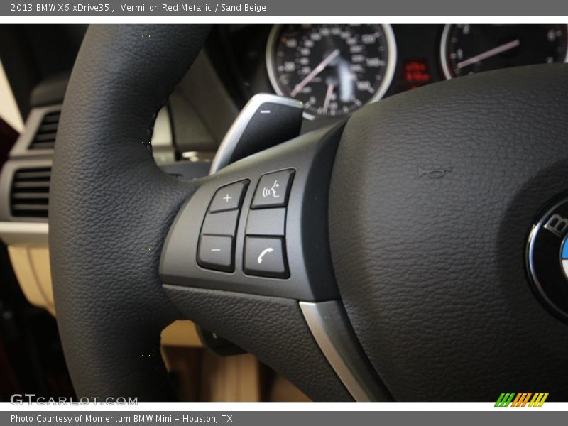 Vermilion Red Metallic / Sand Beige 2013 BMW X6 xDrive35i