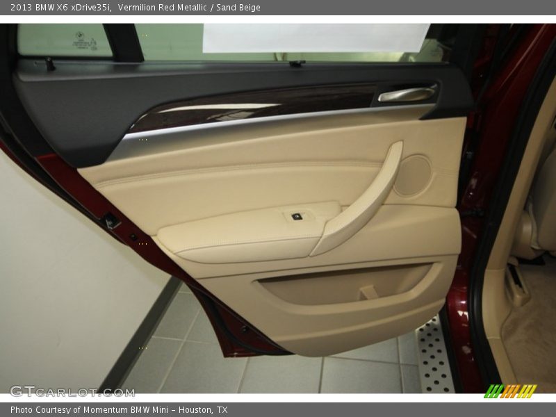 Vermilion Red Metallic / Sand Beige 2013 BMW X6 xDrive35i