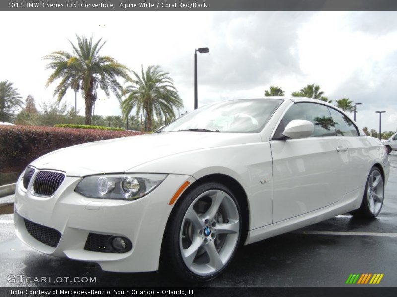 Front 3/4 View of 2012 3 Series 335i Convertible