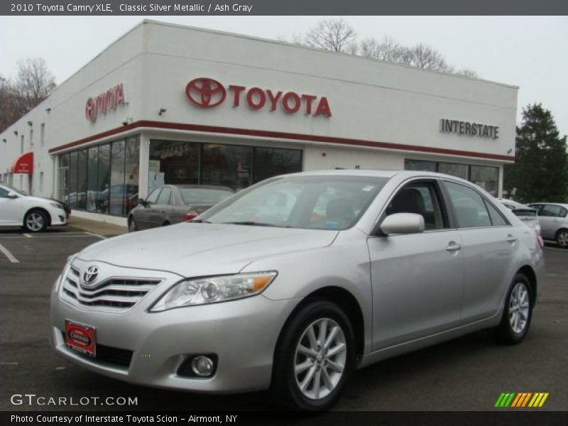 Classic Silver Metallic / Ash Gray 2010 Toyota Camry XLE