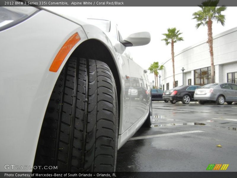 Alpine White / Coral Red/Black 2012 BMW 3 Series 335i Convertible