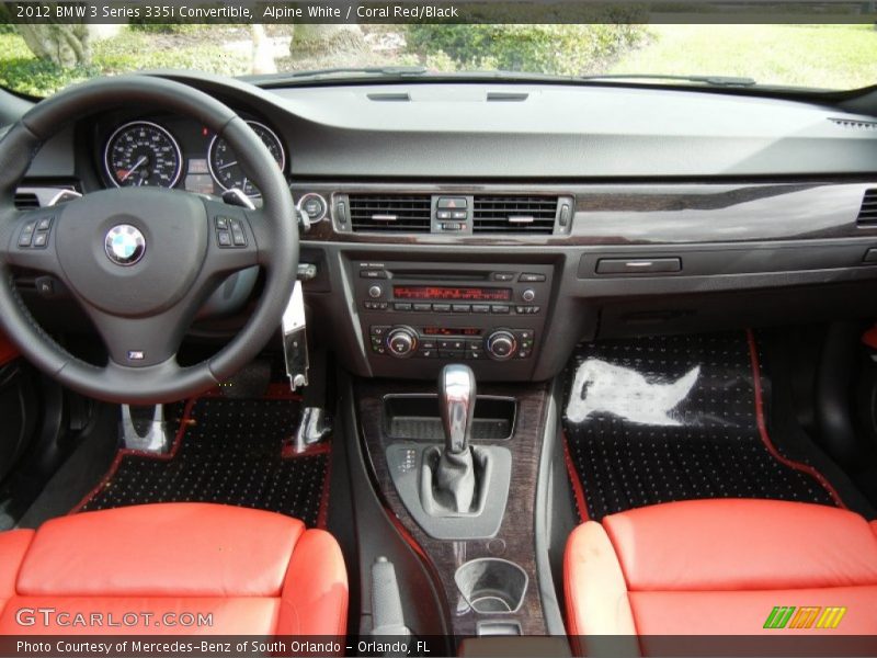 Alpine White / Coral Red/Black 2012 BMW 3 Series 335i Convertible