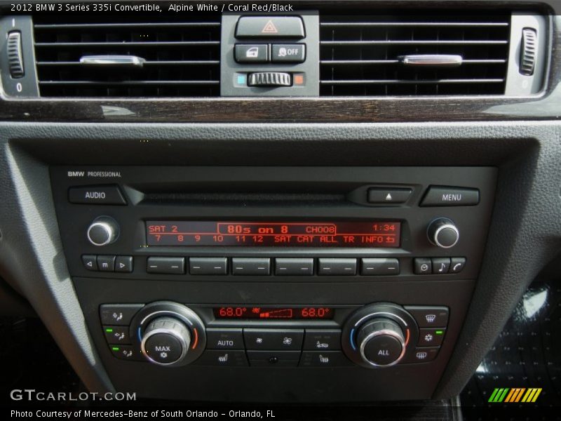 Alpine White / Coral Red/Black 2012 BMW 3 Series 335i Convertible