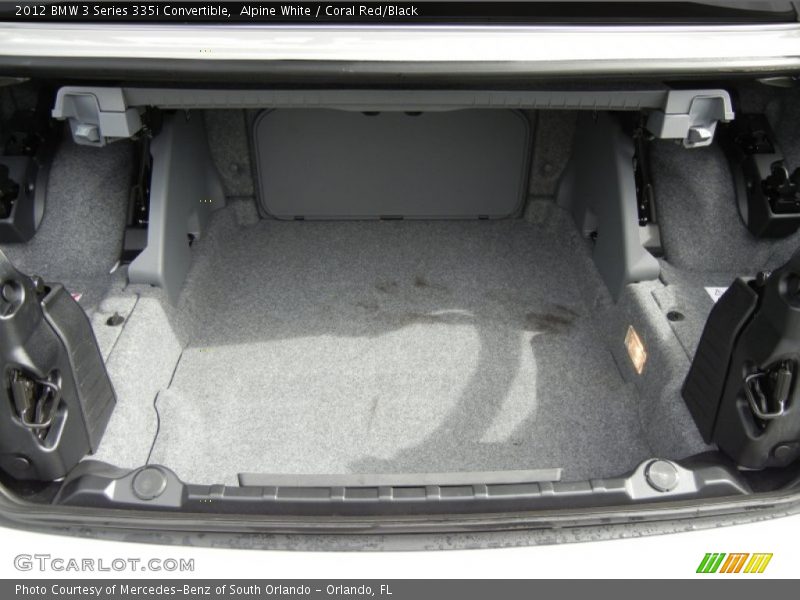  2012 3 Series 335i Convertible Trunk