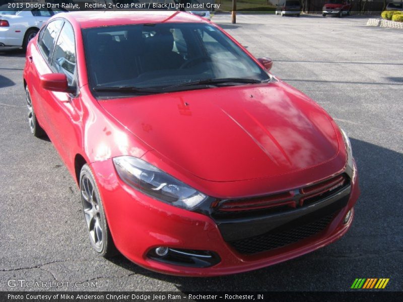 Redline 2-Coat Pearl / Black/Light Diesel Gray 2013 Dodge Dart Rallye