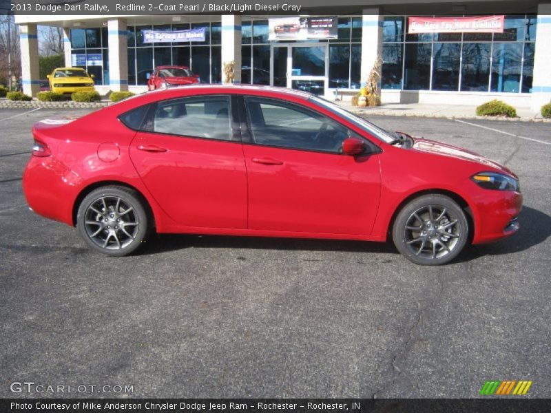 Redline 2-Coat Pearl / Black/Light Diesel Gray 2013 Dodge Dart Rallye